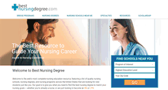 Desktop Screenshot of bestnursingdegree.com